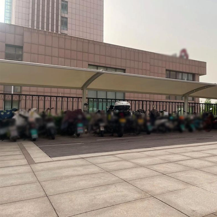 伊吴县膜结构电动车棚